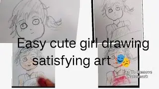 Cute girl drawing #paraj #drawing 
