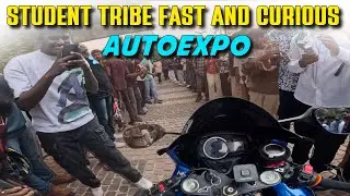 STUDENT TRIBE autoexpo 💥 | Fast and curious expo | Revanth Terala | Superbikes and Supercars