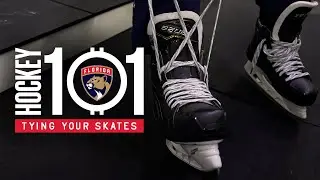 How to tie your skates ⛸️ | Hockey 101