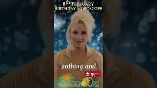 8th February birthday horoscope ♒️Born On February 8 - Happy Birthday | SunSigns.Org | #shorts