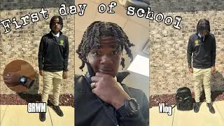 GRWM: FIRST DAY OF SCHOOL + VLOG!