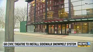 Division Avenue construction project to include snowmelt in front Civic Theatre