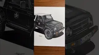 Am I good at it? #artisttrend #artwork #carart #cardrawing #drawingcars #artistlife #drawingoftheday
