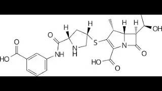 Ertapenem; Chemical name, Molecular Formula, Molar mass, Chemical Structure
