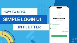 Flutter Login UI Design Tutorial | Email & Password Icons | Password