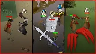 Pk Session 20 - Pure Pking with Dragon Claws and Hybriding Oldschool Runescape Maxed Pure