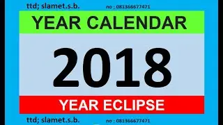 calendar year 2018 +eclipse #calendar #blog #eclipse #education #music #entertainment #america