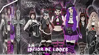 𖦹๋࣭⭑ ࿔ Ideias de looks alternativos/góticos de avacoins | Avakin Life ♰
