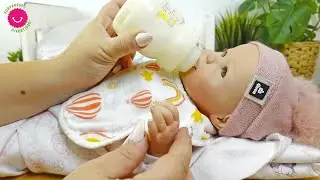 RUTINA de un día de frio de mi Bebé Reborn Sofía ✨ Jugando con muñecas