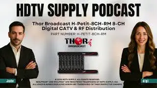 Thor Broadcast H-Petit-8CH-RM 8-CH Digital CATV & RF Distribution
