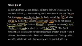 Not Slavery, But Adoption: Romans 8:15