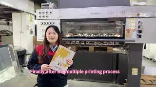 Let's take a look at the printing effect and process of TY09 offset printing ink!#Printingindustry