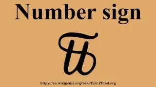Number sign