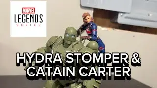MARVEL LEGENDS WHAT IF HYDRA STOMPER AND CAPTAIN CARTER REVIEW