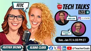 TeacherGoals Tech Talks LIVE at FETC: Erlend Klouman H&oslash;iner + Daniel Senn from WeWillWrite