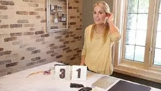 How to Make Glittery Table Numbers for Weddings : Crafting Ideas