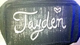 writing ur beautiful names on sand ⏳🌷🎀😘❤️#live#foryou
