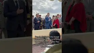 French Minister of the Armed Forces Lecornu joins U.S. SECDEF Pete Hegseth to honor our WW II Vets.