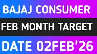 BAJAJ CONSUMER STOCK LATEST NEWS 2FEB'26/BAJAJ CONSUMER SHARE LATEST ANALYSIS WITH TARGET FORECAST 