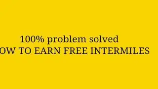 100% problem solved  free intermiles is here