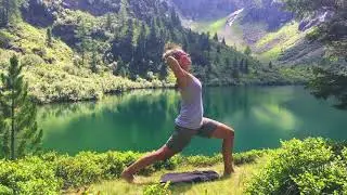 Yoga bei der Drei-Seen-Wanderung