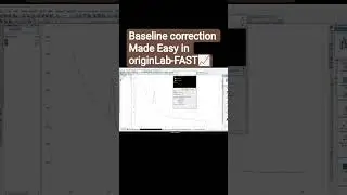 Baseline Correction Made Easy in OriginLab | Quick Guide