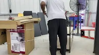 Amazon Steel Storage Rack (Muscle Rack) assembly and installation with a review
