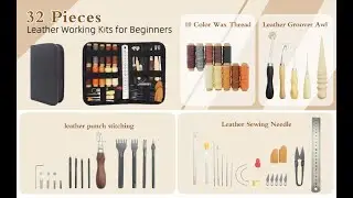PLANTIONAL Leather Working Tools for Beginners