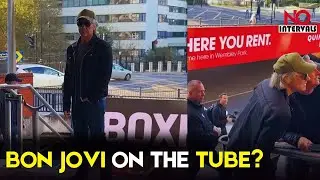 Jon Bon Jovi Takes The Tube Like A Londoner! | Hollywood News | No Intervals