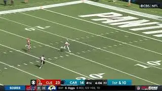 Baker Mayfield throws a BOMB to Robbie Anderson🔥