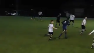 BOLDMERE'S FENNEY FUMBLES A SHOT BY LONG EATON'S ANDERSON BUT RECOVERS TO DENY GRAHAM & HAMSON
