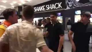 Khabib vs McGregor - Fans fighting