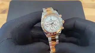 Часы PAGANI DESIGN White Gold, homage ROLEX Daytona, модель PD-1664, 40 mm, отличное качество!