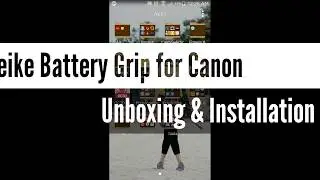 Meike Battery Grip for Canon 700d Buying Unboxing & Installation