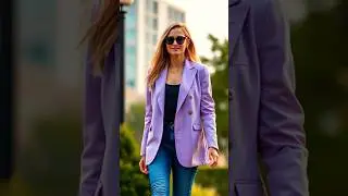 5 Soft and Stunning Lavender Combos! #fashion #style #shorts