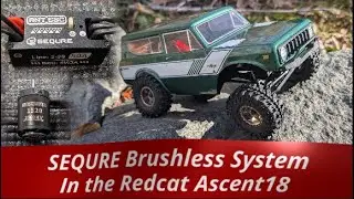 В Redcat Ascent 18 Scout установлен комплект регулятора скорости SEQURE ANT ESC и двигателя.