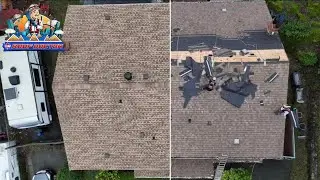 How To Re-Roof Asphalt Shingle Roof | Langford