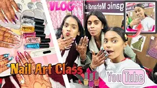 Nail Art Training Day | Real Class Vlog 💅#dailylifestyle #vlogger 