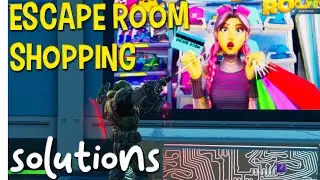 Fortnite Escape Room Shopping - Solutions 6581-9921-8281
