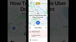 How To Reactivate Uber Driver Account #ubereats #uberdriver #uber #ubernewstoday #uberupdate