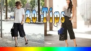 20 Style Tips On How To Wear Culottes