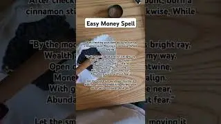 A simple little easy money spell #witchtok #witchy #witch #greenwitch #modernwitchcraft #magic