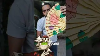 Como Fazer o leque do douma de papel #viral #douma #fyp #fy #tutorial #demonslayer