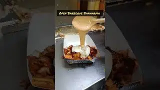 OPEN CHICKEN SHAWARMA #foodie #streetfood #shorts #indianstreetfood