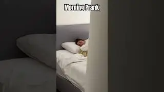 She wet the bed PT 1 #travel #prank #funny #couple