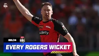 Every Tom Rogers Wicket | #BBL14