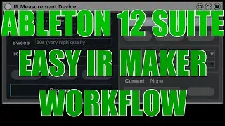 Ableton Convolution IR maker - EASY MODE