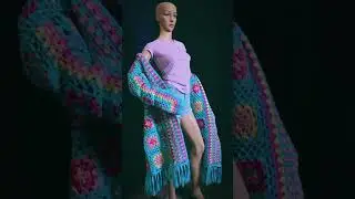 Crochet cotton spring duster #crochet