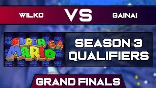 Wilko vs Gainai | Grand Finals | GSA SM64 70 Star Speedrun League Season 3 Qualifiers