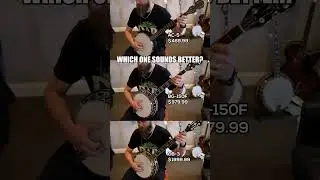 Which one of these Gold Tone banjos would you prefer?